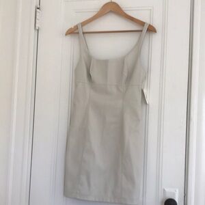 Anthropologie Vegan Leather Mini Dress, NWT✨